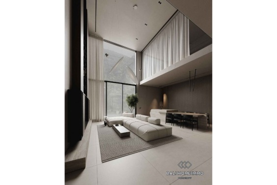 Image 4 from Villa Mewah Modern 4 Kamar Off-plan Dijual di Tepi Pantai Pererenan