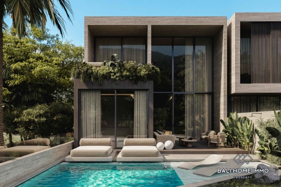 Image 1 from Villa Mewah Modern 4 Kamar Off-plan Dijual di Tepi Pantai Pererenan