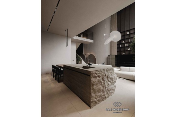 Image 6 from Villa Mewah Modern 4 Kamar Off-plan Dijual di Tepi Pantai Pererenan