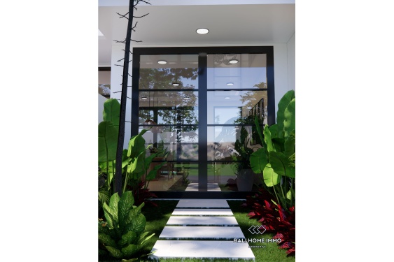 Image 16 from Vila Mediterania Modern 2 Kamar Tidur yang Belum Dibangun untuk Dijual di Ungasan