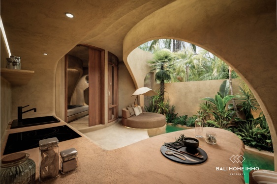 Image 5 from Villa moderne minimaliste de 1 chambre à vendre sur plan à Umalas, Bali