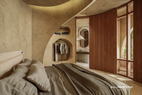 Image 8 from Villa moderne minimaliste de 1 chambre à vendre sur plan à Umalas, Bali