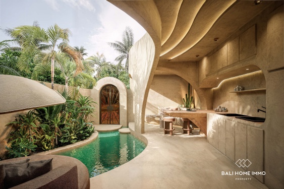 Image 1 from Villa moderne minimaliste de 1 chambre à vendre sur plan à Umalas, Bali