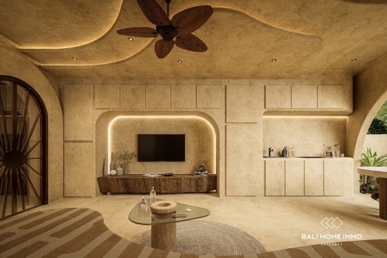 Image 4 from Villa moderne minimaliste de 1 chambre à vendre sur plan à Umalas, Bali