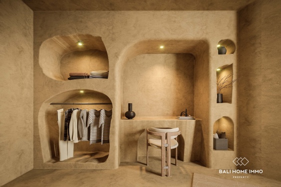 Image 6 from Villa moderne minimaliste de 1 chambre à vendre sur plan à Umalas, Bali