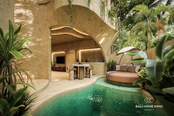 Image 1 from Villa moderne minimaliste de 1 chambre à vendre sur plan à Umalas, Bali