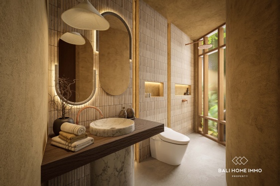 Image 15 from Villa moderne minimaliste de 2 chambres à vendre sur plan à Umalas, Bali