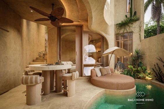 Image 6 from Villa moderne minimaliste de 2 chambres à vendre sur plan à Umalas, Bali