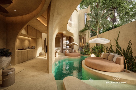 Image 3 from Villa moderne minimaliste de 2 chambres à vendre sur plan à Umalas, Bali