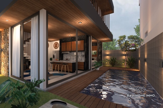 Image 2 from Villa Minimalis Modern 2 Kamar Tidur yang Belum Dibangun untuk Dijual di Nusa Dua