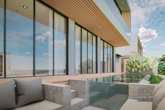 Image 1 from Villa moderne minimaliste de 3 chambres à vendre sur plan près de la plage de Melasti