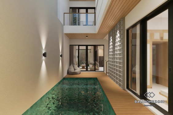 Image 2 from Villa Tropis Modern 2 Kamar Tidur yang Belum Dibangun untuk Dijual di Nusa Dua