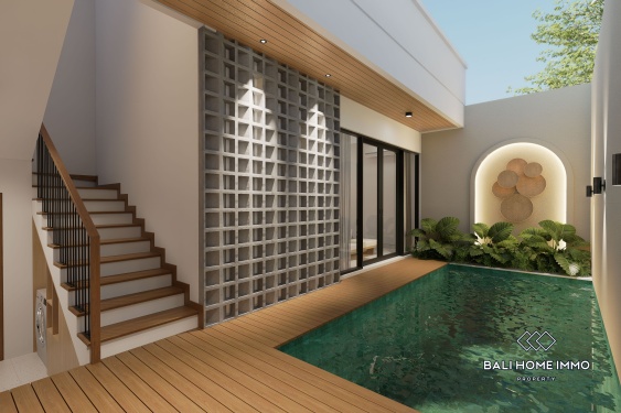 Image 3 from Villa Tropis Modern 3 Kamar Tidur yang Belum Dibangun untuk Dijual di Nusa Dua
