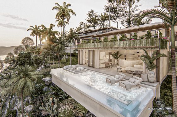 Image 1 from Villa sur plan de 3 chambres avec vue sur l'océan à vendre en bail à Bali Nusa Penida