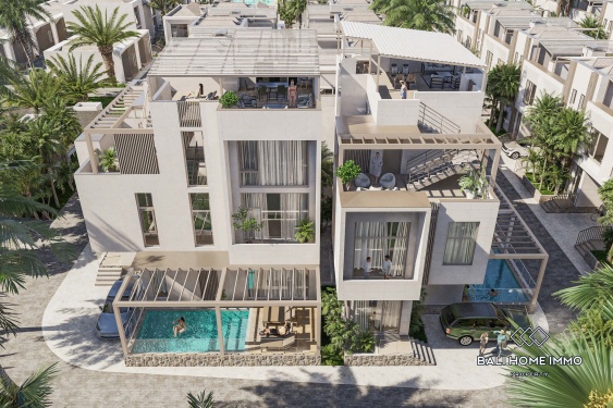 Villa de 3 chambres avec vue sur l'océan, en vente sur plan à Pandawa