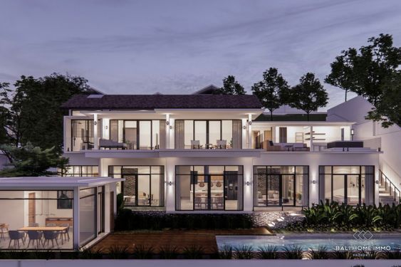 Image 3 from villa de 5 chambres avec vue sur l'océan, sur plan, à vendre en leasehold à Bali Uluwatu