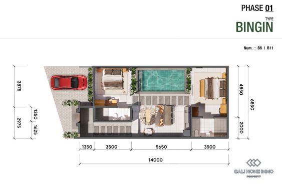 Image 18 from Off-Plan Residential 2 Bedroom Villa for Sale Leasehold in Bali Kerobokan