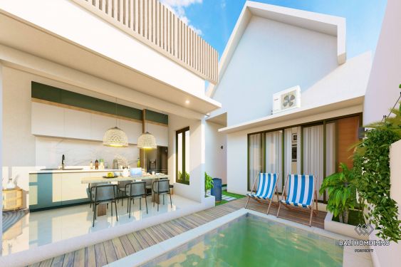 Image 2 from Villa de 2 chambres avec vue sur les rizières sur plan à vendre en bail à Bali Seminyak