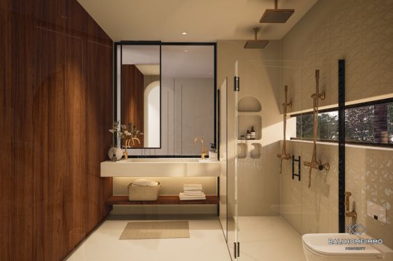 Image 11 from Villa 2 Kamar Modern Berpemandangan Sawah Off Plan Dijual di Tanah Lot Bali