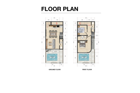 Image 9 from Off-plan seven villas for sale leasehold in Canggu Babakan