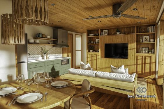 Image 4 from Luxueuse maison en bois d'une chambre avec vue panoramique sur l'océan à vendre à Uluwatu