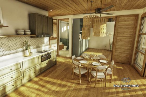 Image 10 from Maison en bois luxueuse de 2 chambres sur plan avec vue panoramique sur l'océan à vendre à Uluwatu