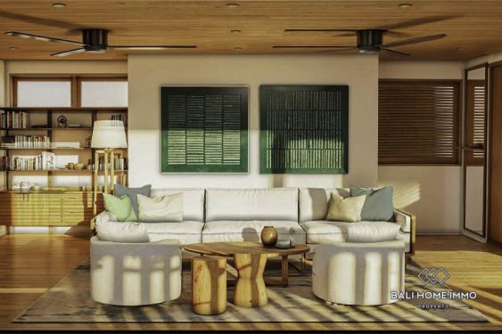 Image 5 from Maison en bois luxueuse de 2 chambres sur plan avec vue panoramique sur l'océan à vendre à Uluwatu