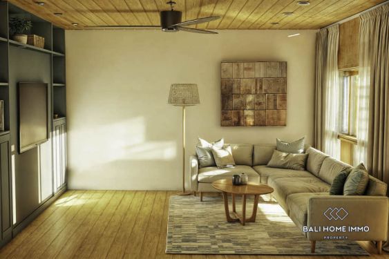 Image 9 from Maison en bois luxueuse de 2 chambres sur plan avec vue panoramique sur l'océan à vendre à Uluwatu