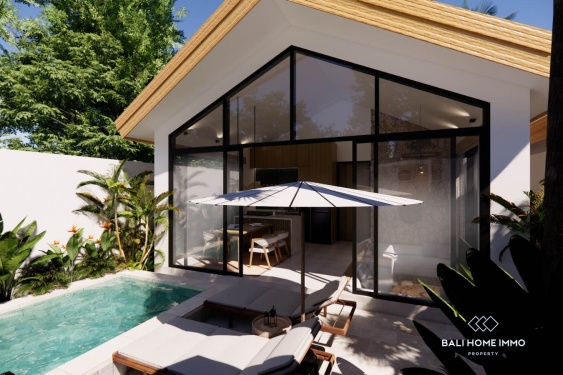 Villa tropicale sur plan de 1 chambre à vendre à Ungasan