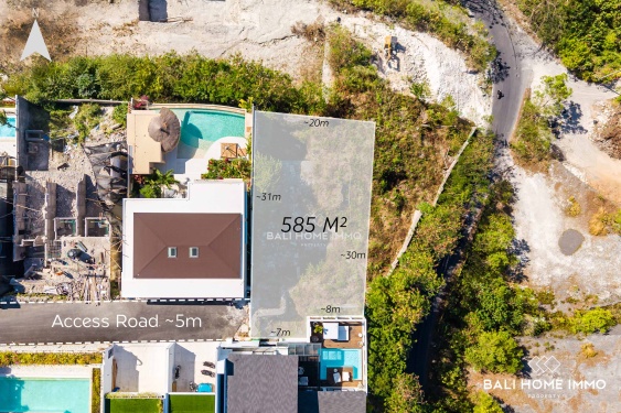 Panoramic Ocean View Land for Sale Leasehold in Bingin