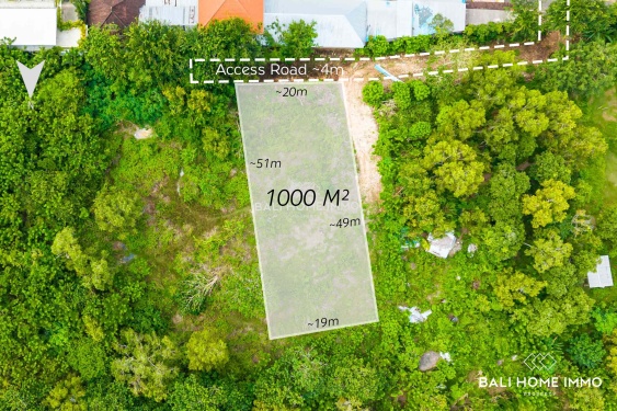 Image 1 from Terrain en bail emphytéotique avec vue panoramique sur l'océan à vendre à Pecatu – Nunggalan