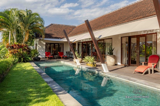 Peaceful 3 Bedroom Leasehold Villa with Rice Field Views in Babakan, Canggu