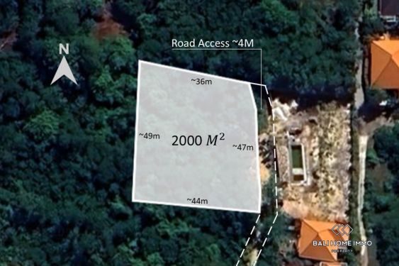 Image 1 from Peaceful Land for Sale Leasehold - Walking Distance to the Oceanfront Cliff  in Uluwatu