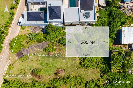 Image 1 from Rare Small Plot Touristic Zoning Land for Sale Freehold and Leasehold in Bingin