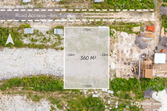 Image 1 from Residential Land for Sale Freehold with Ocean View and Exclusive 8-Meter Access Road in Ungasan