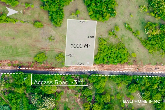 Image 1 from Residential Land for Sale Freehold with Ocean View in Ungasan