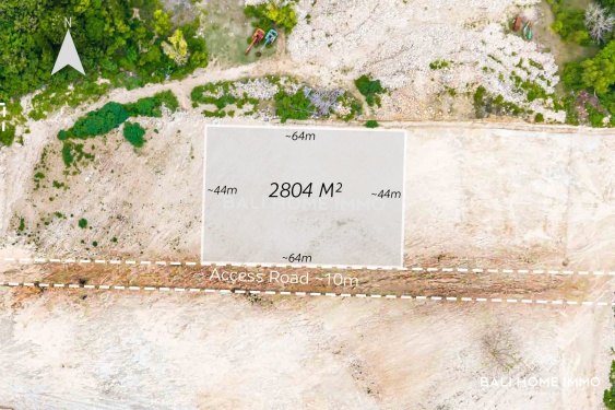 Terrain résidentiel à vendre, en bail emphytéotique ou en pleine propriété, avec vue sur l'océan