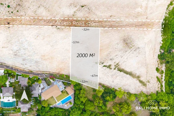 Terrain résidentiel à vendre, en bail emphytéotique ou en pleine propriété, avec vue sur l'océan