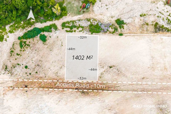 Terrain résidentiel à vendre, en bail emphytéotique ou en pleine propriété, avec vue sur l'océan