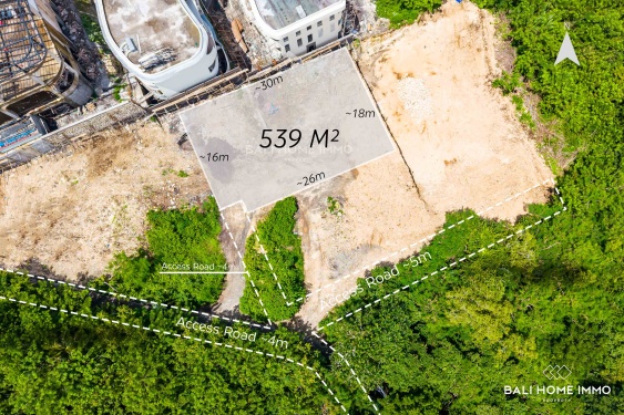 Residential Land for Sale Leasehold with Safe Ocean View in Uluwatu