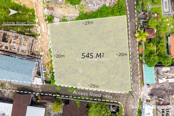 Terrain résidentiel à vendre avec vue sur l'océan à Ungasan