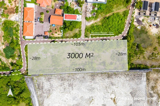 Image 1 from TANAH ZONASI PERUMAHAN DIJUAL DENGAN HAK MILIK DAN SEWA DI ULUWATU UNGASAN