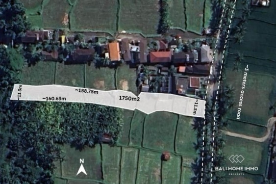 Image 1 from Vue sur la rizière 17,5 ares de terrain à vendre à Pejeng Gianyar