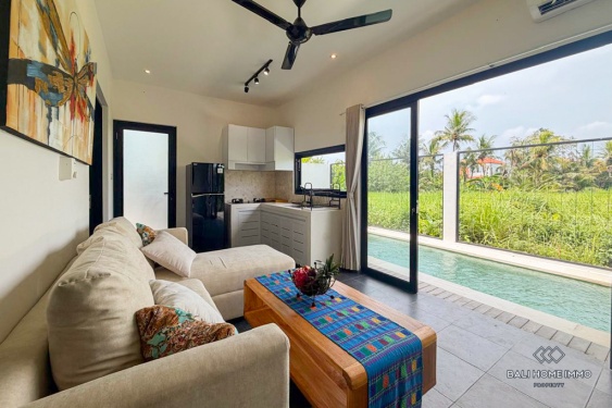 Image 1 from Ricefield View 2 Bedroom Villa for Sale Leasehold in Bali Tanah Lot North Side