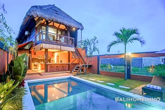 Image 1 from vue sur le champ de riz, villa de 3 chambres à louer à Bali Kerobokan