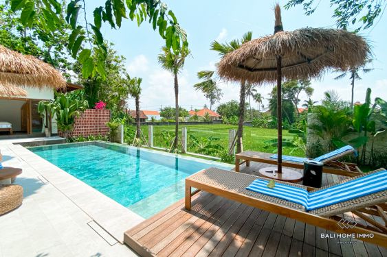 Image 4 from VILLA DE 3 CHAMBRES AVEC VUE SUR LES RIZIÈRES EN LOCATION À L'ANNÉE À BALI CANGGU CÔTÉ RÉSIDENTIEL