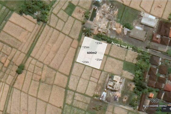 Image 1 from vue sur le champ de riz  Terrain à vendre avec option d'achat à Bali Nyanyi