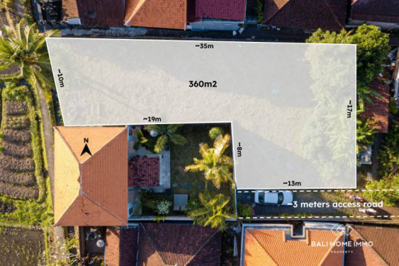 Image 1 from RICEFIELD VIEW LAND FOR SALE LEASEHOLD IN CEMAGI