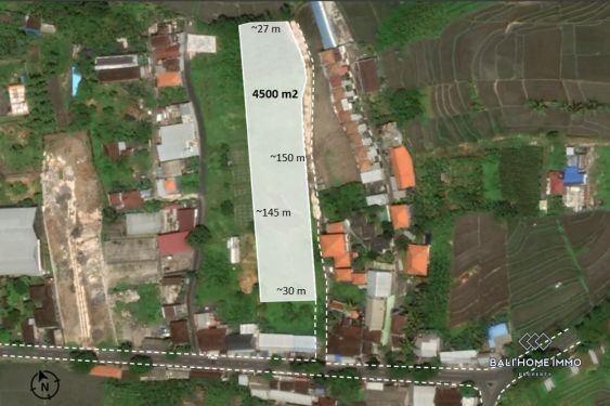 Image 1 from Tanah View Sawah Dikontrakan Jangka Panjang di Pererenan