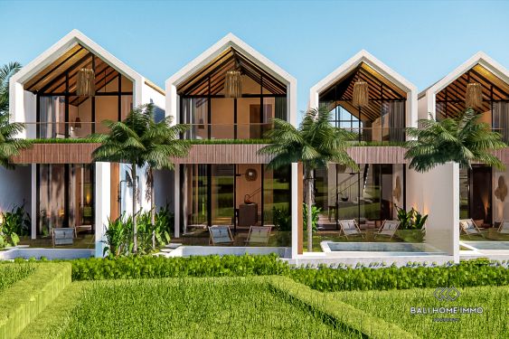 Image 1 from RICEFIELD VIEW OFF-PLAN 1 BEDROOM VILLA FOR SALE LEASEHOLD IN BALI CANGGU